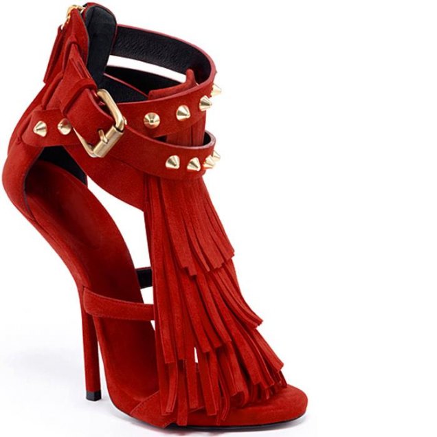 Giuseppe Zanotti Червени обувки на ток