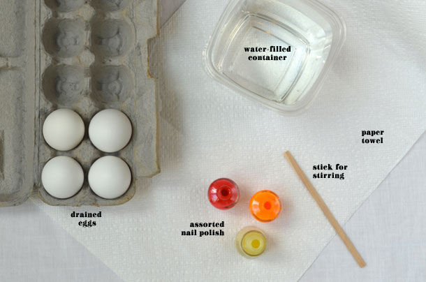 Как да боядисаме мраморни яйца