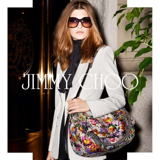 Дамско облекло със стилна чанта от Jimmy Choo кампания пролет/лято 2013