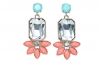 Flower gem earrings Обеци с цветя