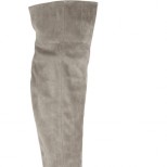 Велурени чизми в сиво на малко токче есен 2015