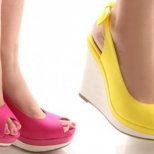 Цветни сандали с платформа 2013