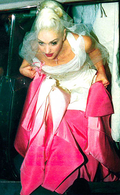 Гуен Стефани с булченска рокля Омбре