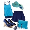 Магията на синьото в облеклото за лято 2013