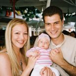 Божана Филипова с Косьо Филипов и бебето
