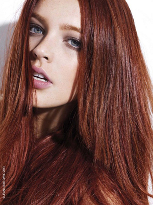 актуални прически 2013 червена коса 