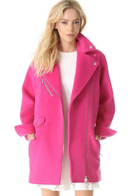Мoschino готино палто в розово есен 2013 