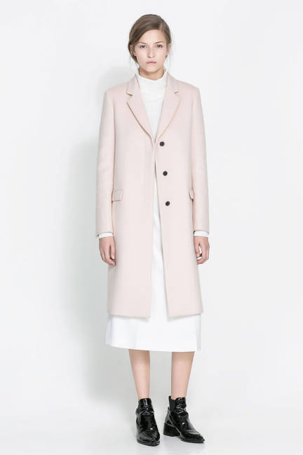 Zara дълго палто есен 2013