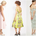 Свежи цветни рокли с отворен гръб 2017