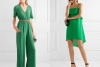 Гащеризон и стилна рокля в зелено лято 2017