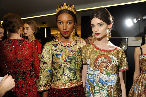 Зад кулисите на  Dolce Gabbana за есен/зима 2014