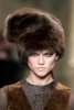 Donna Karen луксозна кожена шапка
