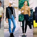 Как да комбинираме късите пуловери с дънки и панталони 2017